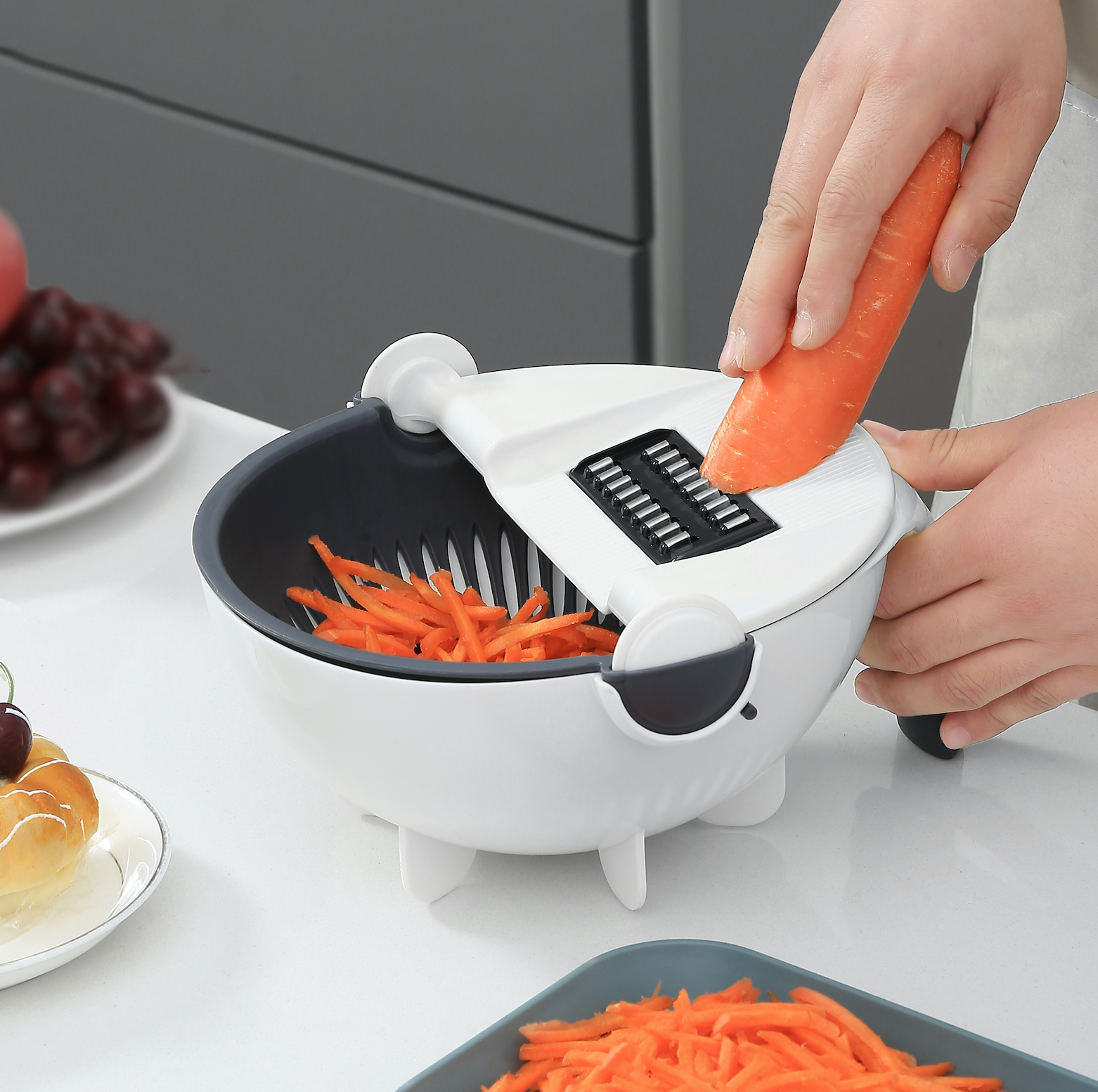 Tagliaverdure 4 in 1  utensile de cucina multifunzione verdure frutta -  Ozayti IT (Staging)
